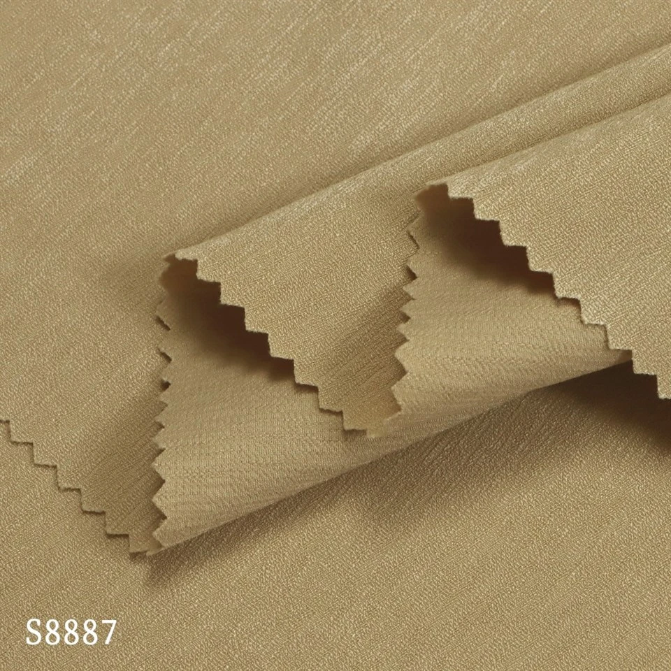 Ŝela Krepa Ŝtofo Jacquard