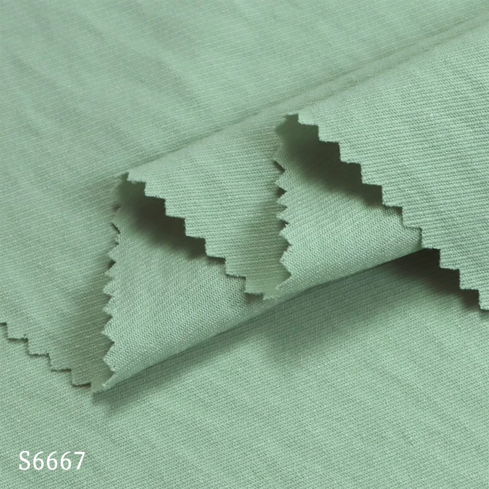 Krepa Streĉa Ŝtofo Kavaleria Twill